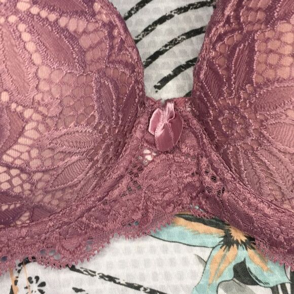 NWT Extreme Push Up Demi Floral Lace Bra - Picture 6 of 9